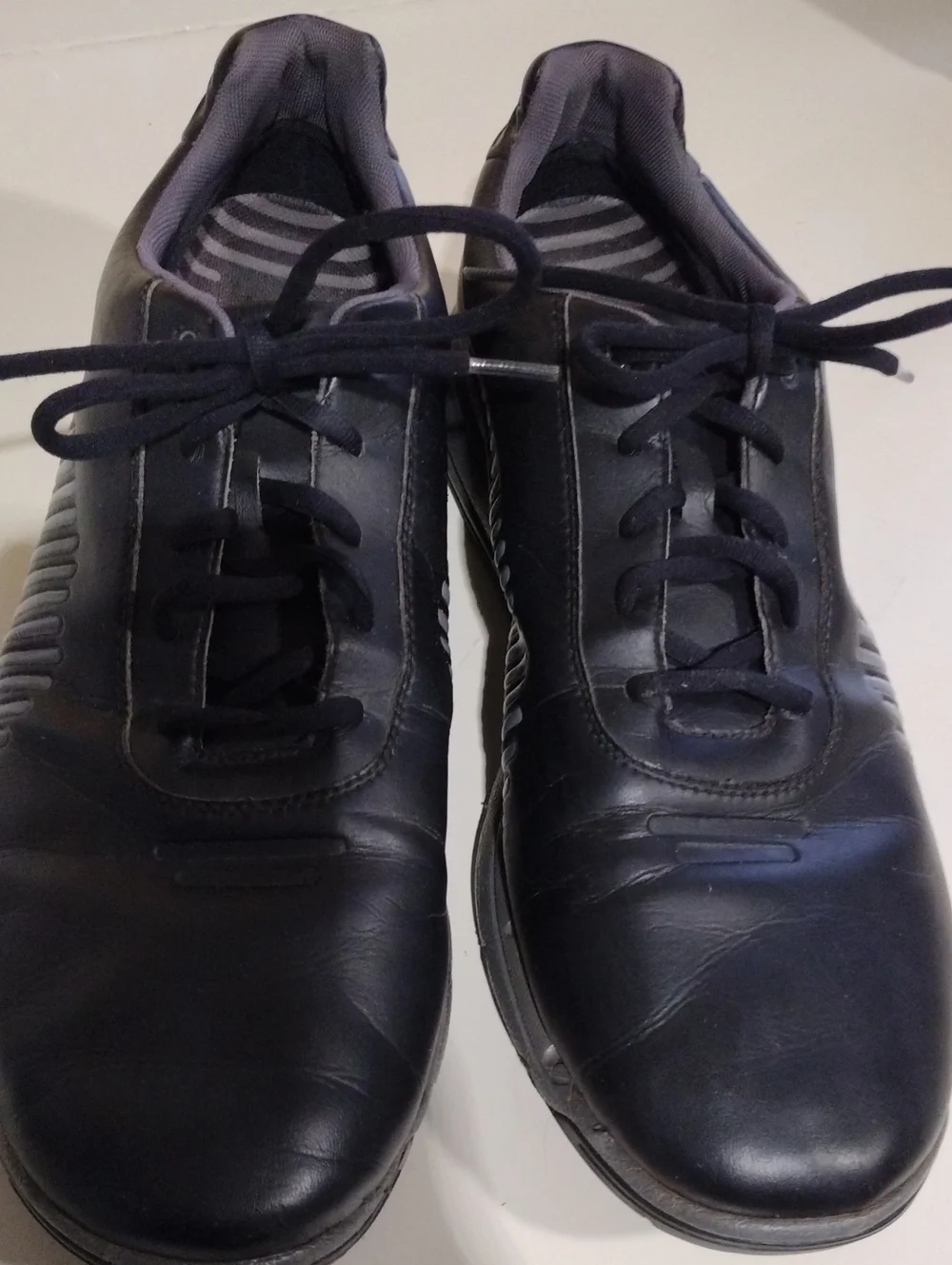 Men's Puma Black/Gray  Lace-Up Comfort Sneakers